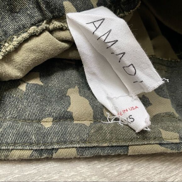 Anthro Amadi Camo high rise tapered leg jogger Pants xs - Picture 9 of 11
